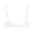 Soutien-gorge push-up préformé sans armatures Mona, Blanc