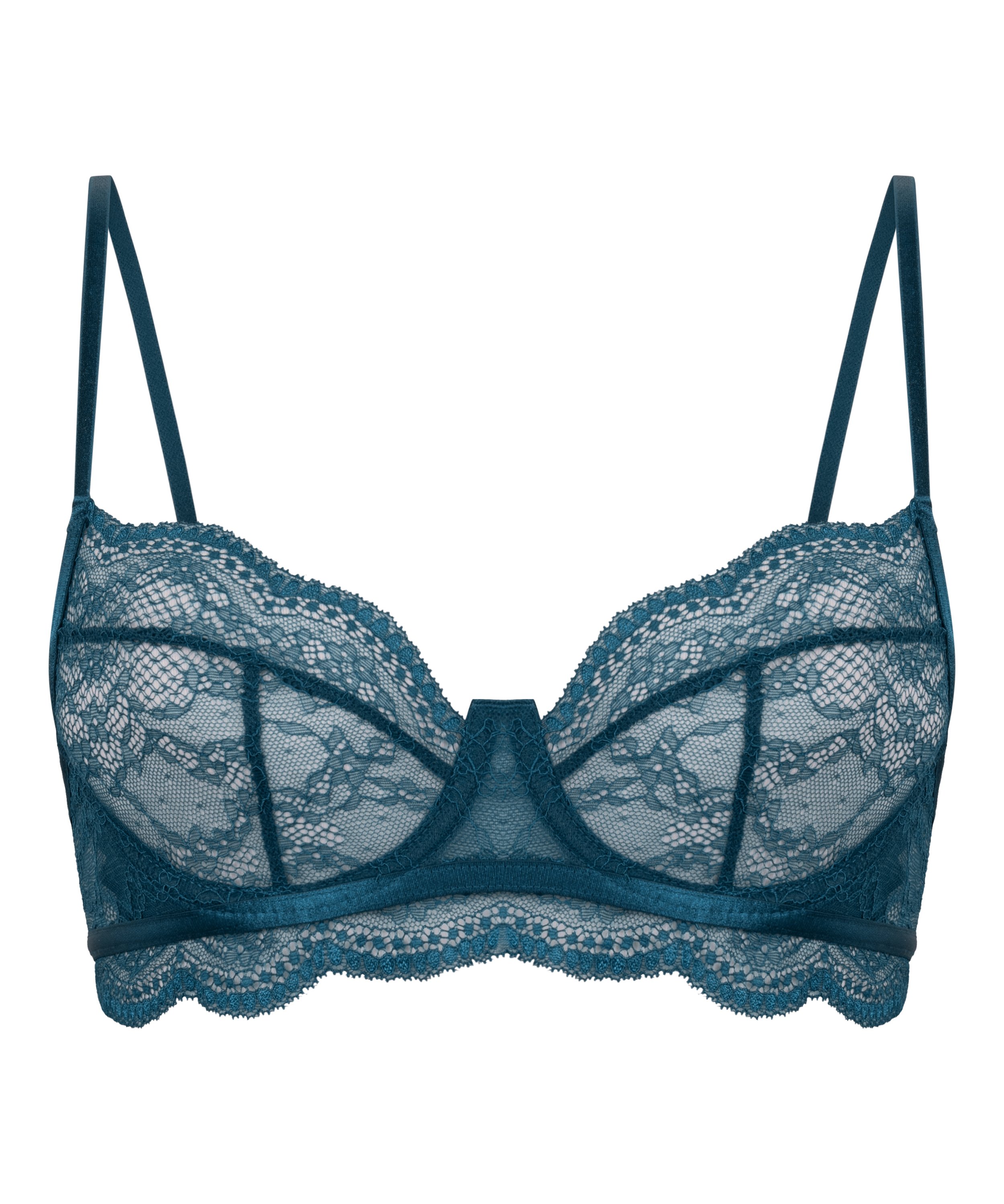 Soutien-gorge non-rembourré à armatures Isabelle, Bleu, main