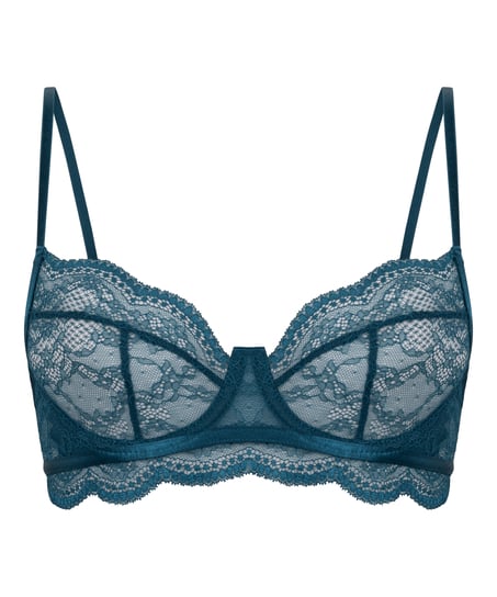 Soutien-gorge non-rembourré à armatures Isabelle, Bleu