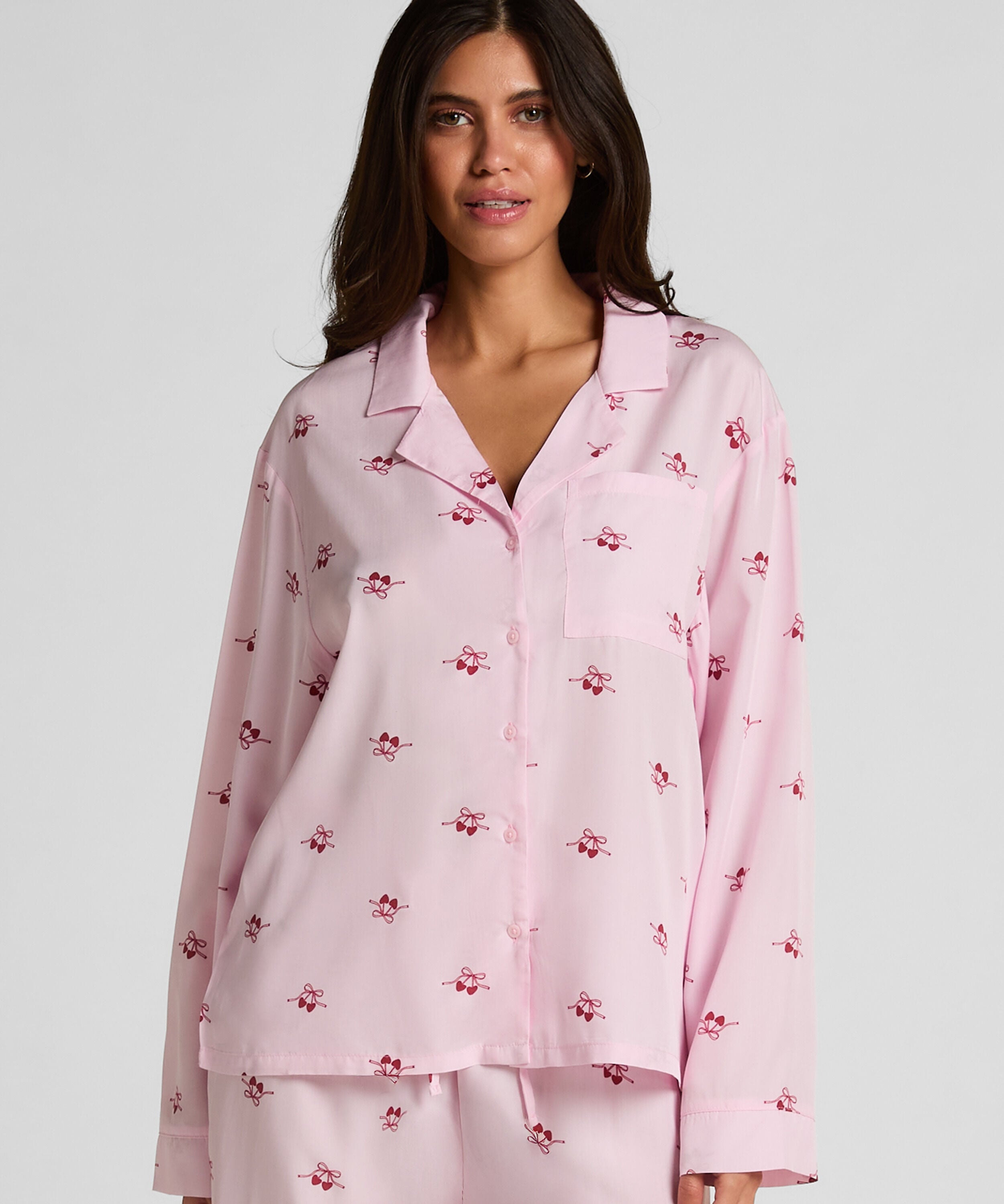 Veste tissée Cherry, Rose