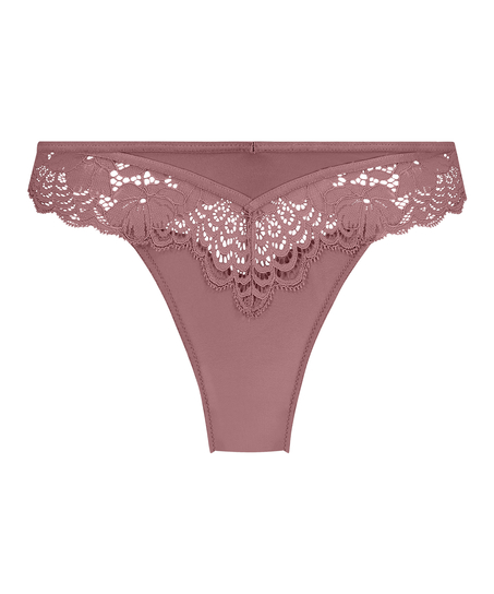 Slip brésilien Lainey, Rose