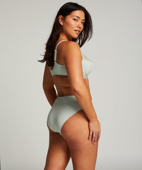 Slip taille haute Diva, Vert