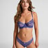 Soutien-gorge non-rembourr&eacute; &agrave; armatures Isabelle, Bleu