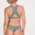 Brassière Halter dos nageur, Vert