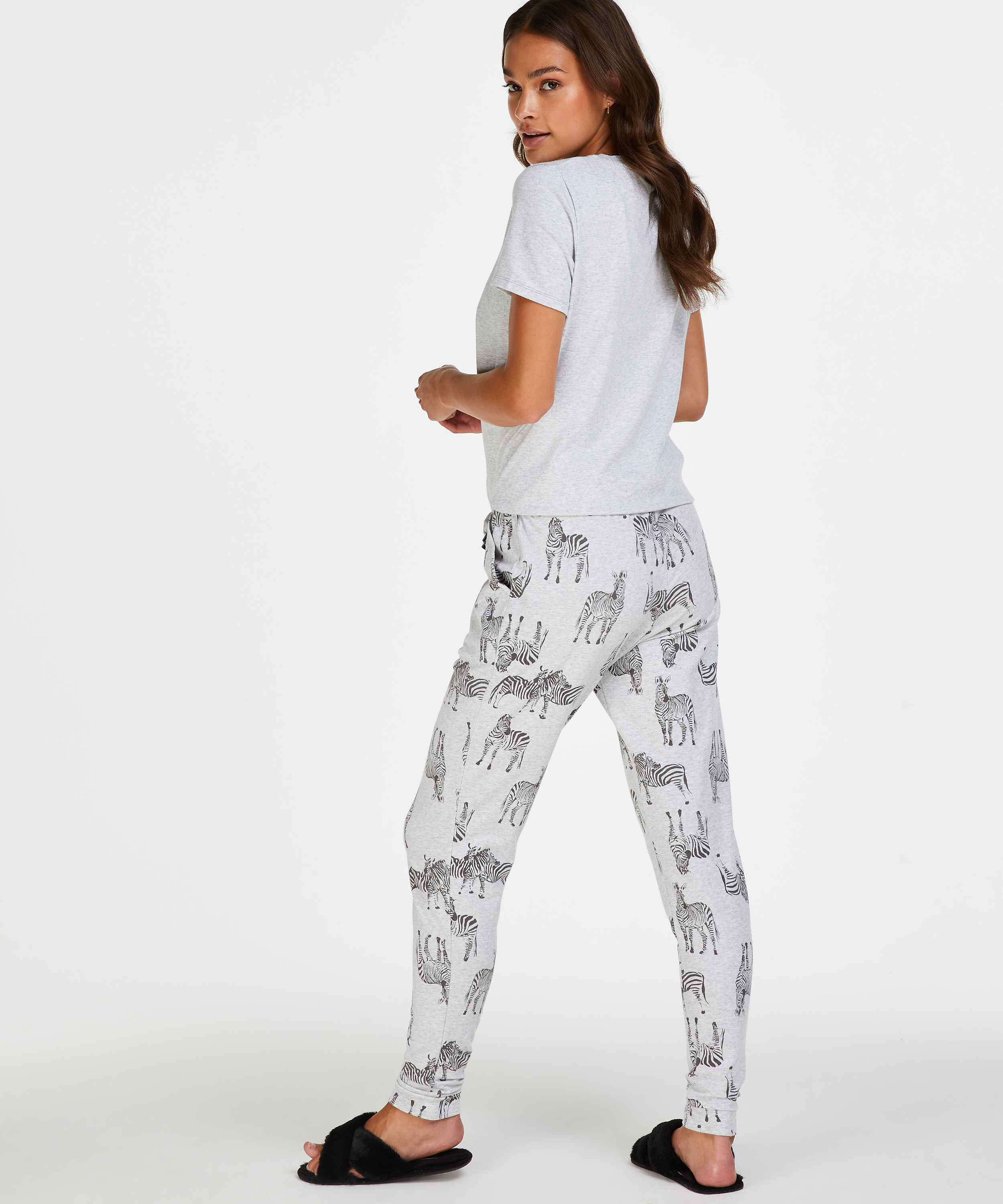 Pantalon de pyjama Jersey, Gris, main