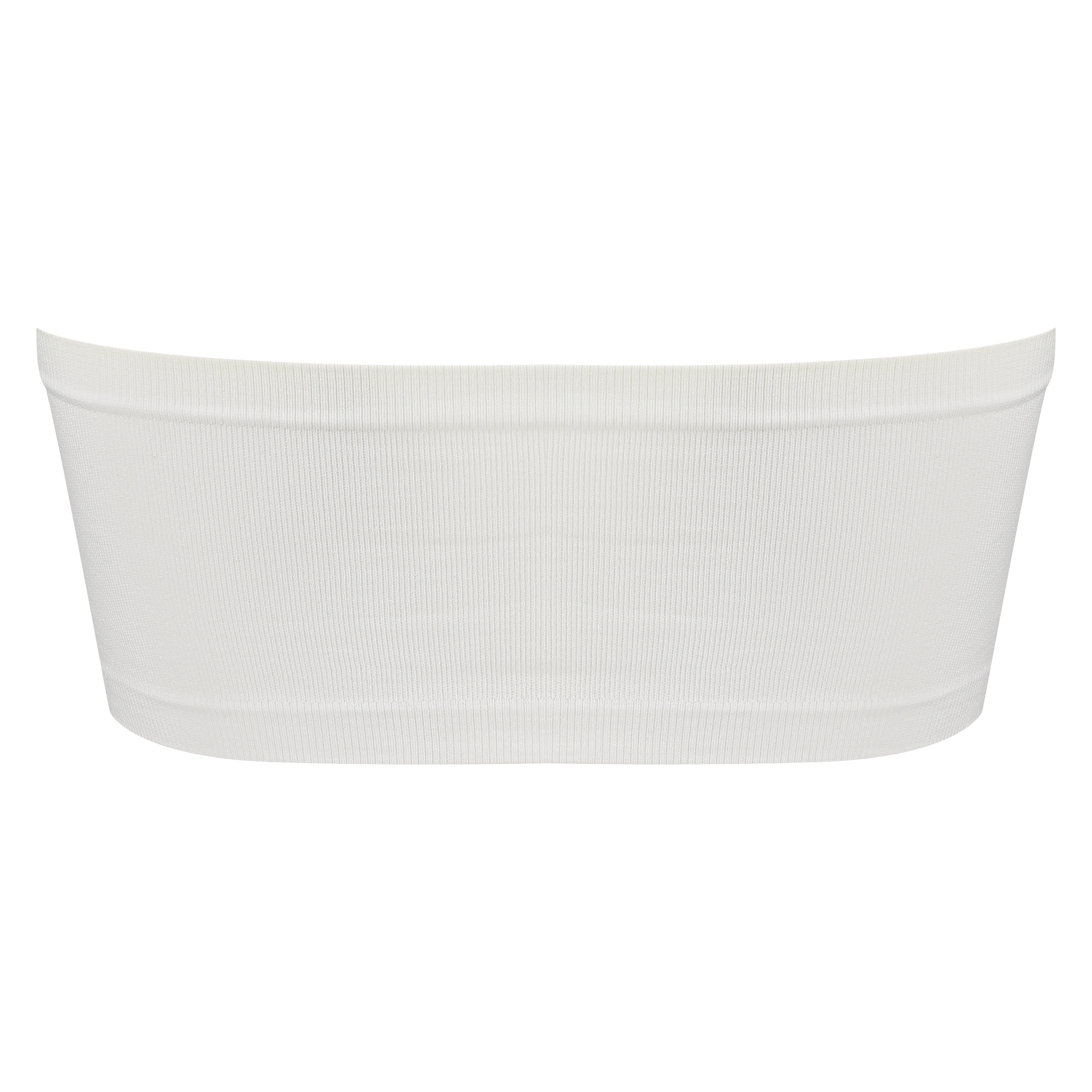 Top bandeau Seamless, Blanc, main