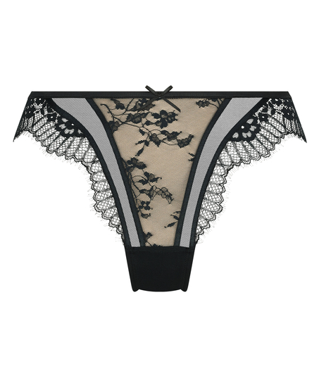 Slip brésilien Daphne, Noir