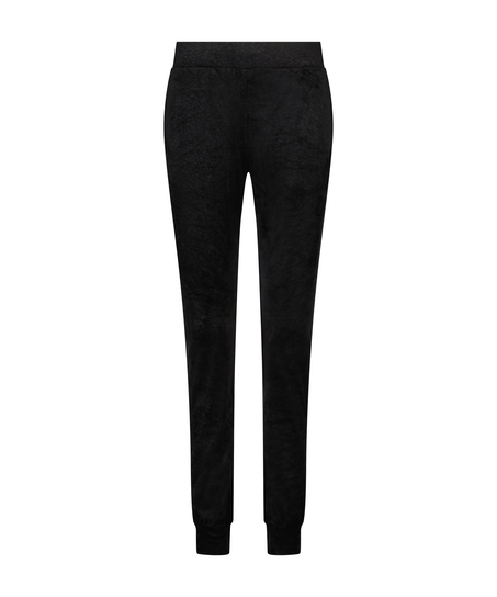 Pantalon de jogging Velours, Noir
