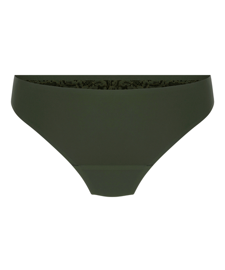 String Invisible Lace back, Vert
