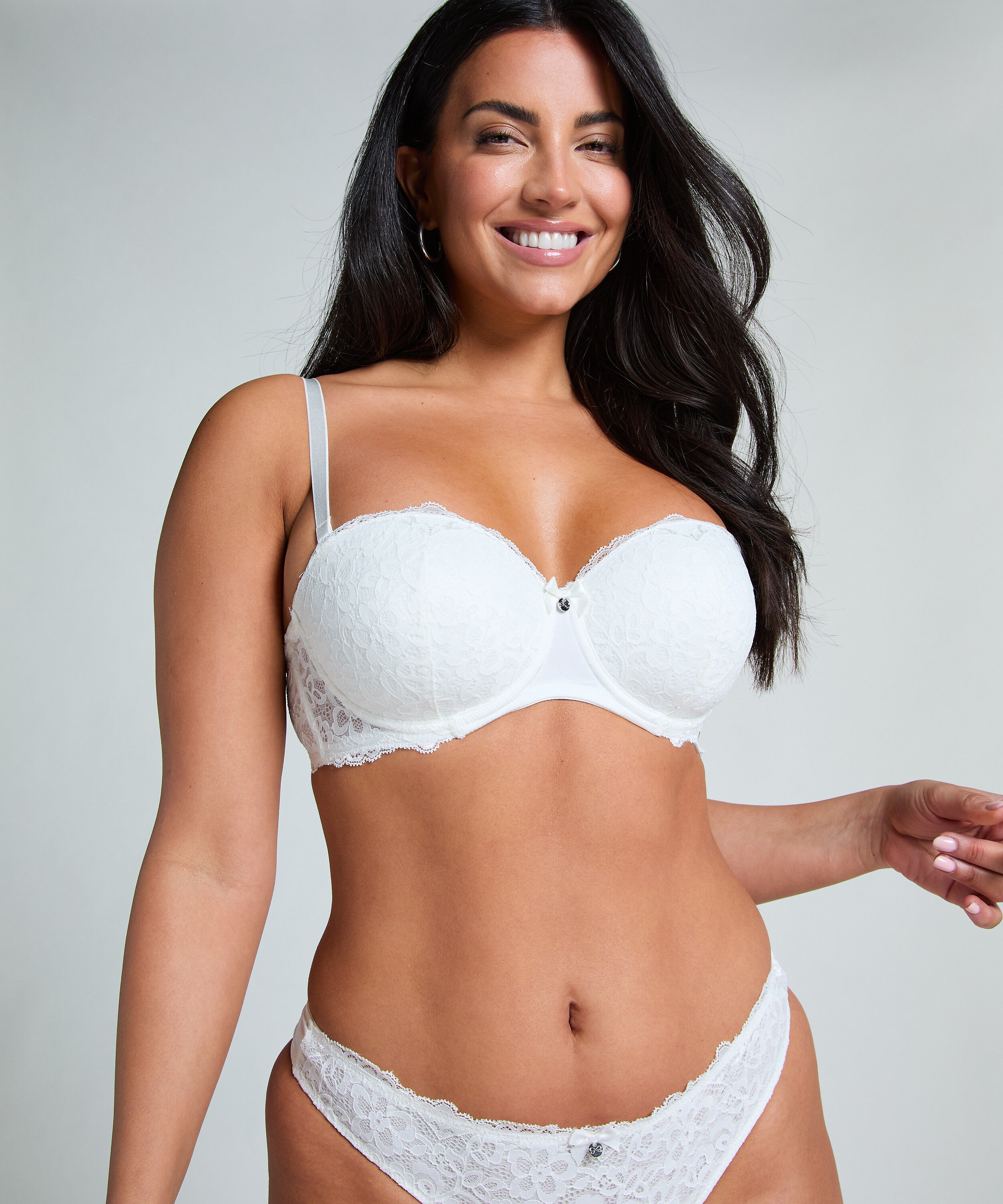 Soutien-gorge à armatures préformé sans bretelles Marine