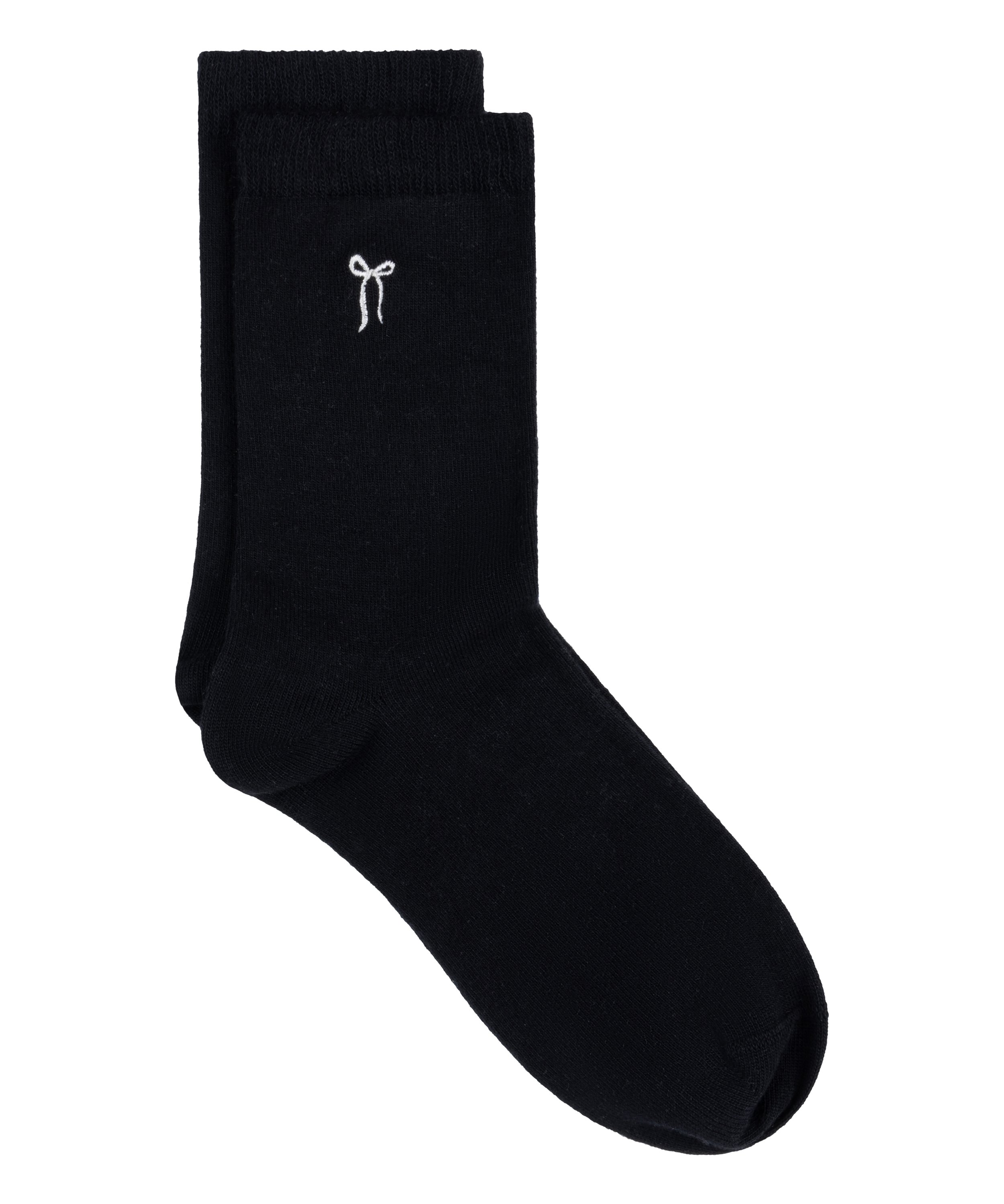 Chaussettes courtes en modal, Noir, main