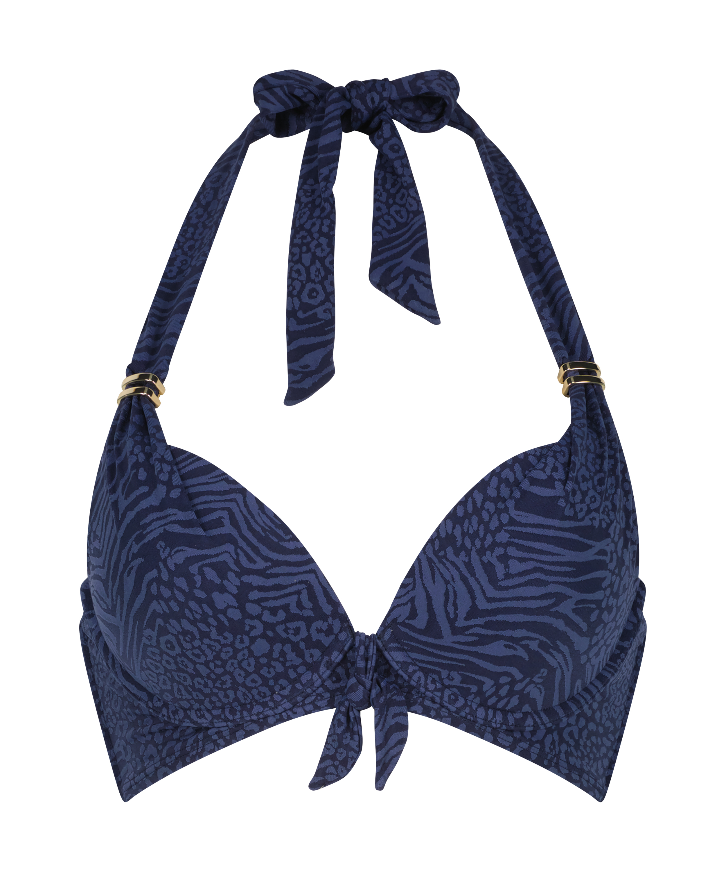 Haut de bikini à armatures préformé Kai Taille E +, Bleu, main