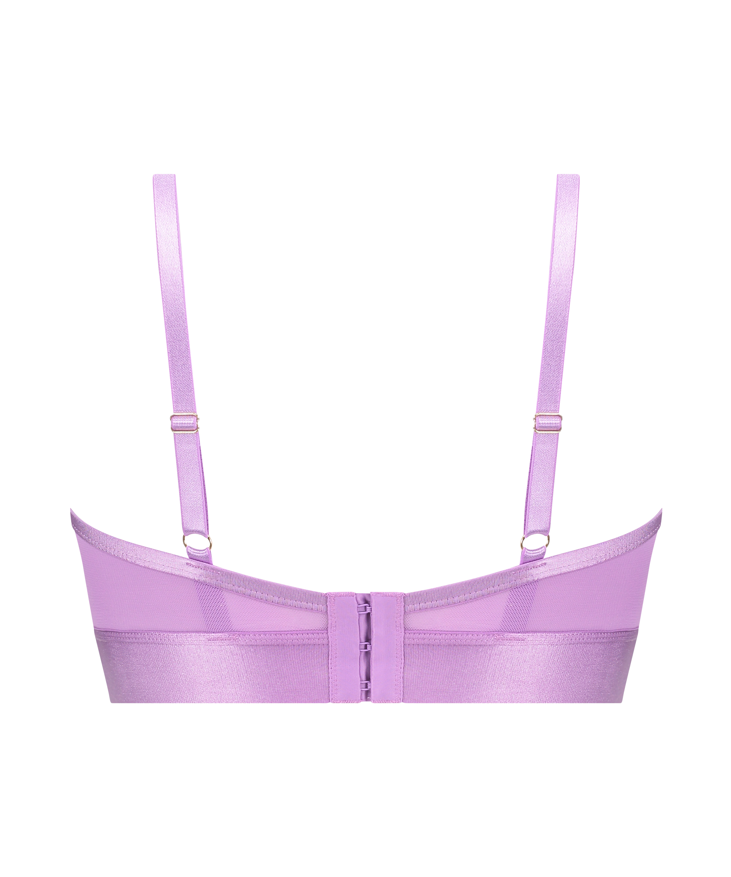 Soutien-gorge à armatures non-préformé longline Pleasure, Violet, main