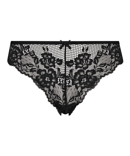 Slip brésilien Bianca, Noir