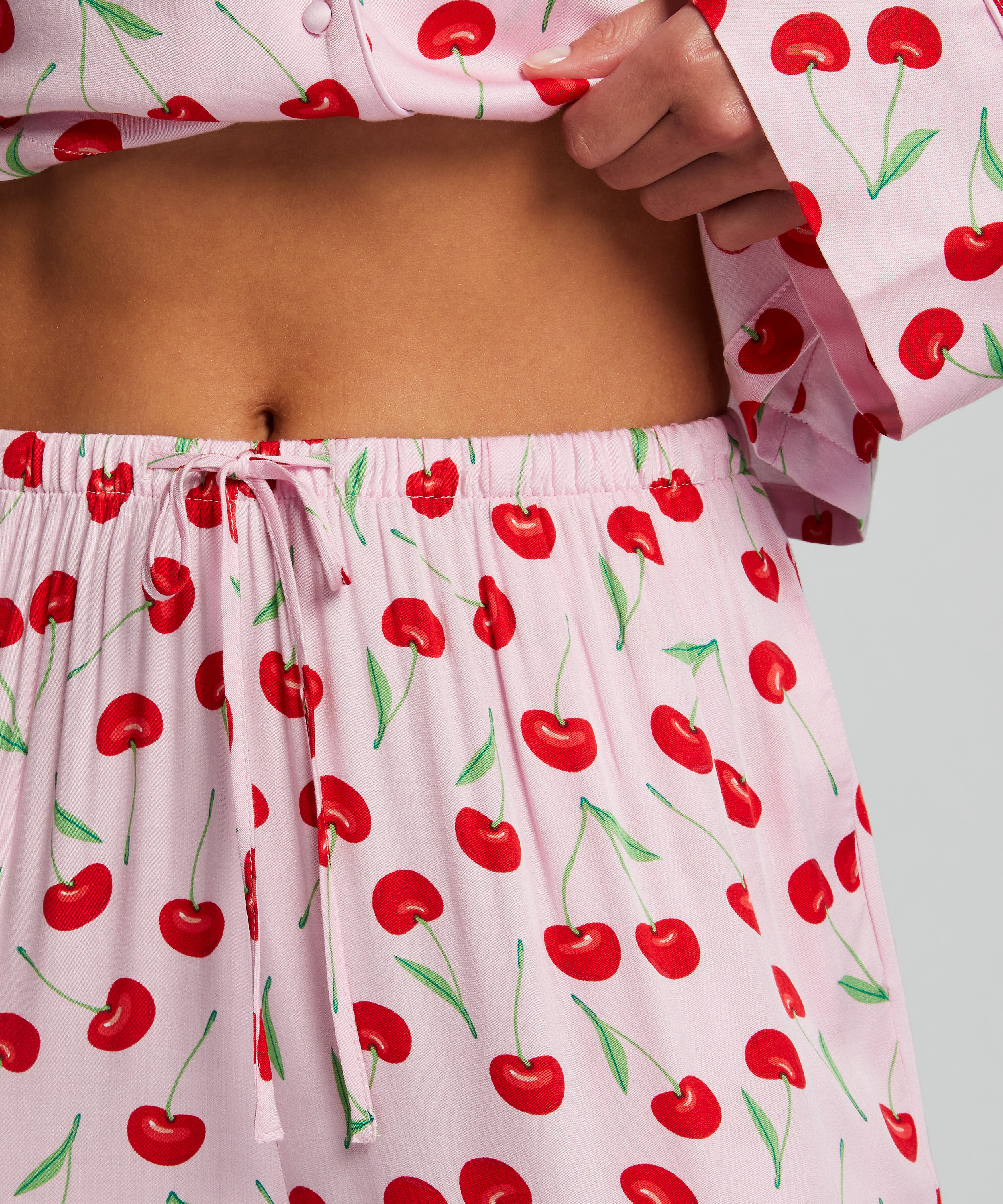 Pantalon de pyjama tissé Springbreakers, Rose, main