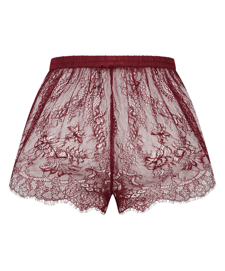 Shorts Lace Delphine, Rouge