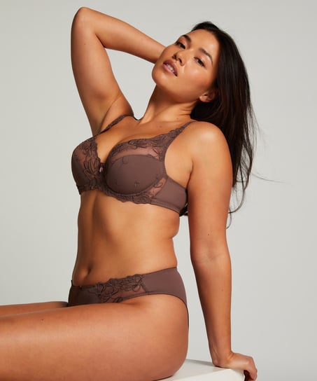 Soutien-gorge &agrave; armatures non-pr&eacute;form&eacute; Diva, Marron
