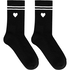 Chaussettes courtes en coton, Noir