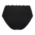 Slip de Bikini Rio Scallop, Noir