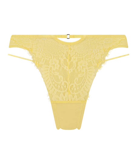 Slip brésilien Lidia, Jaune