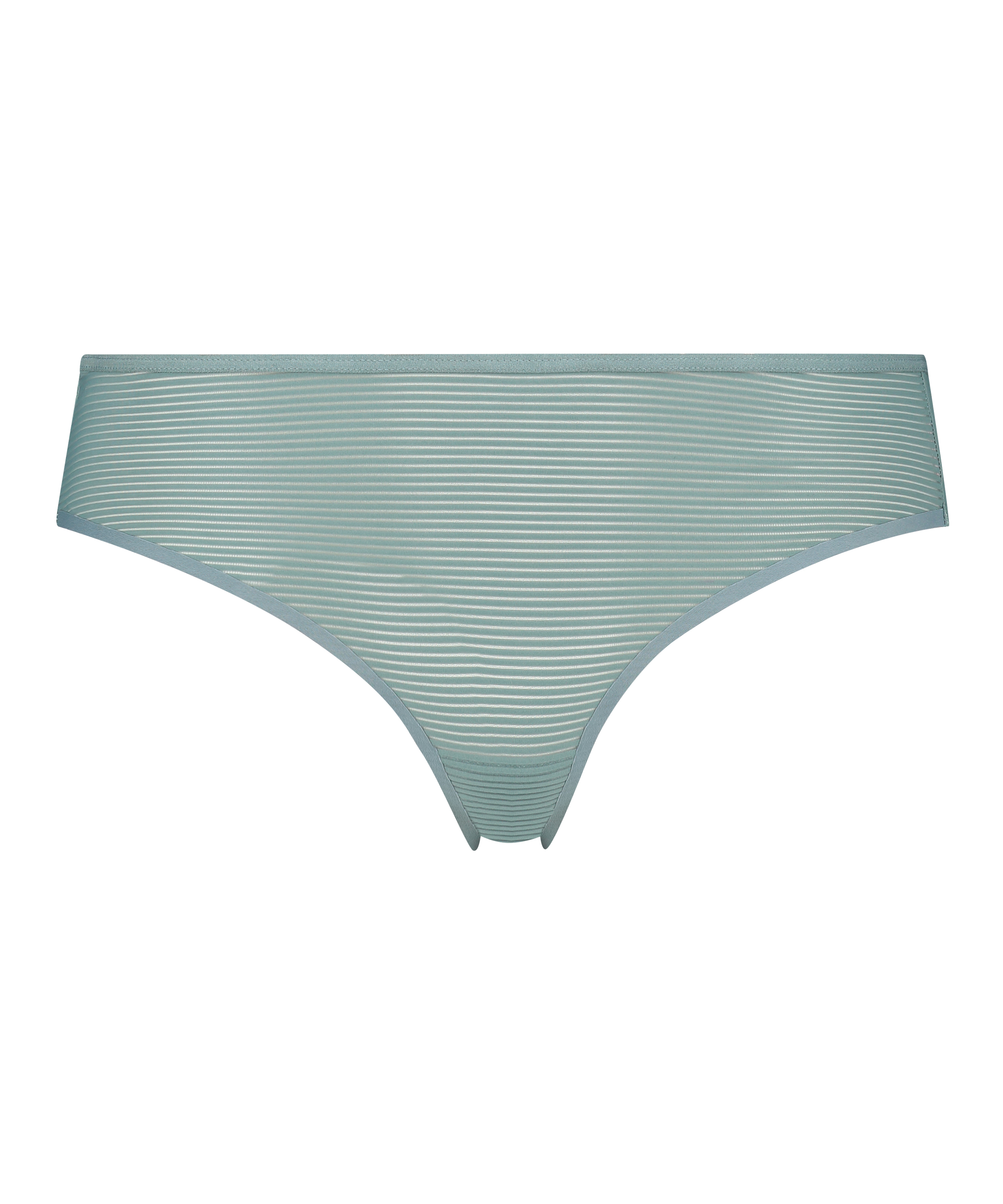 Slip brésilien invisible Stripe mesh, Gris, main