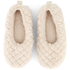 Pantoufles ballerines moelleuses, Beige