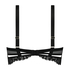 Soutien-gorge à armatures préformé longline push-up Desire, Noir