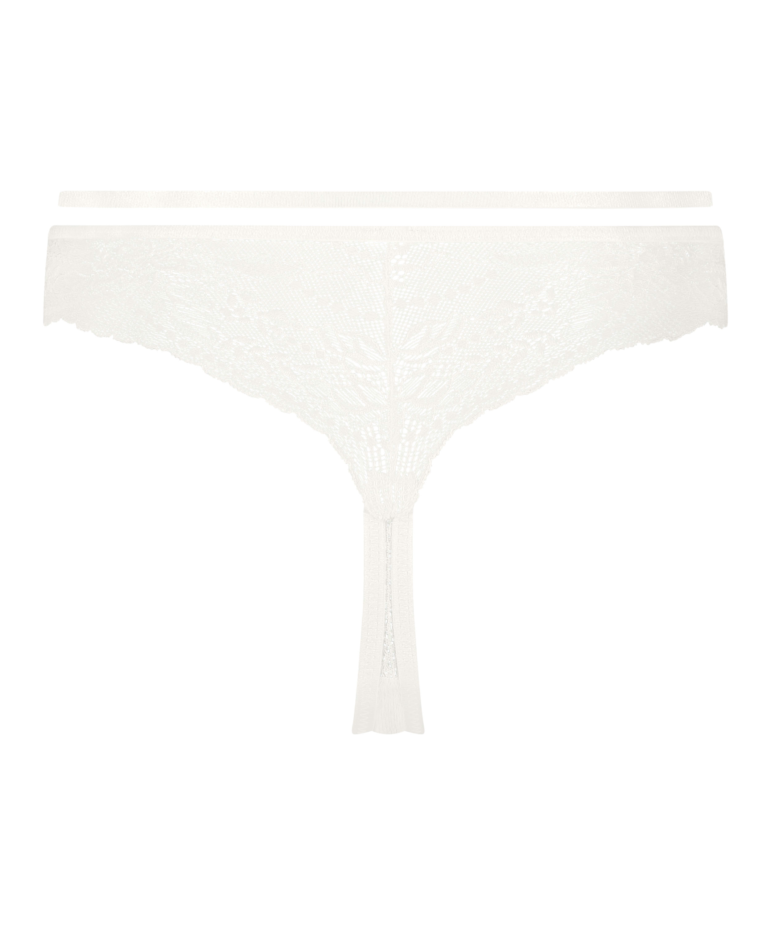 Slip mini brésilien Joy, Blanc, main
