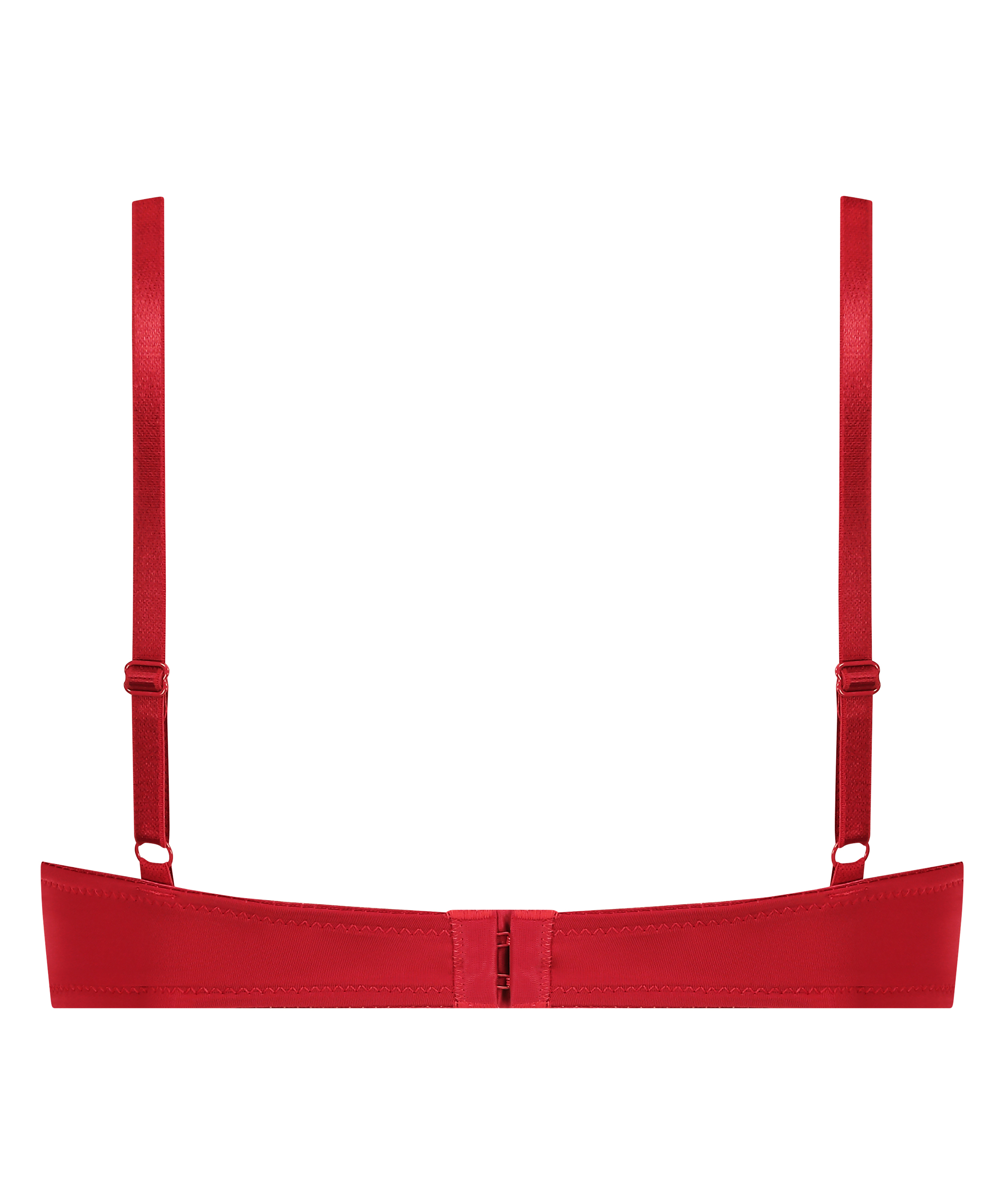 Soutien-gorge à armatures préformé Plunge, Rouge, main