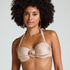 Haut de bikini bandeau Lima, Beige