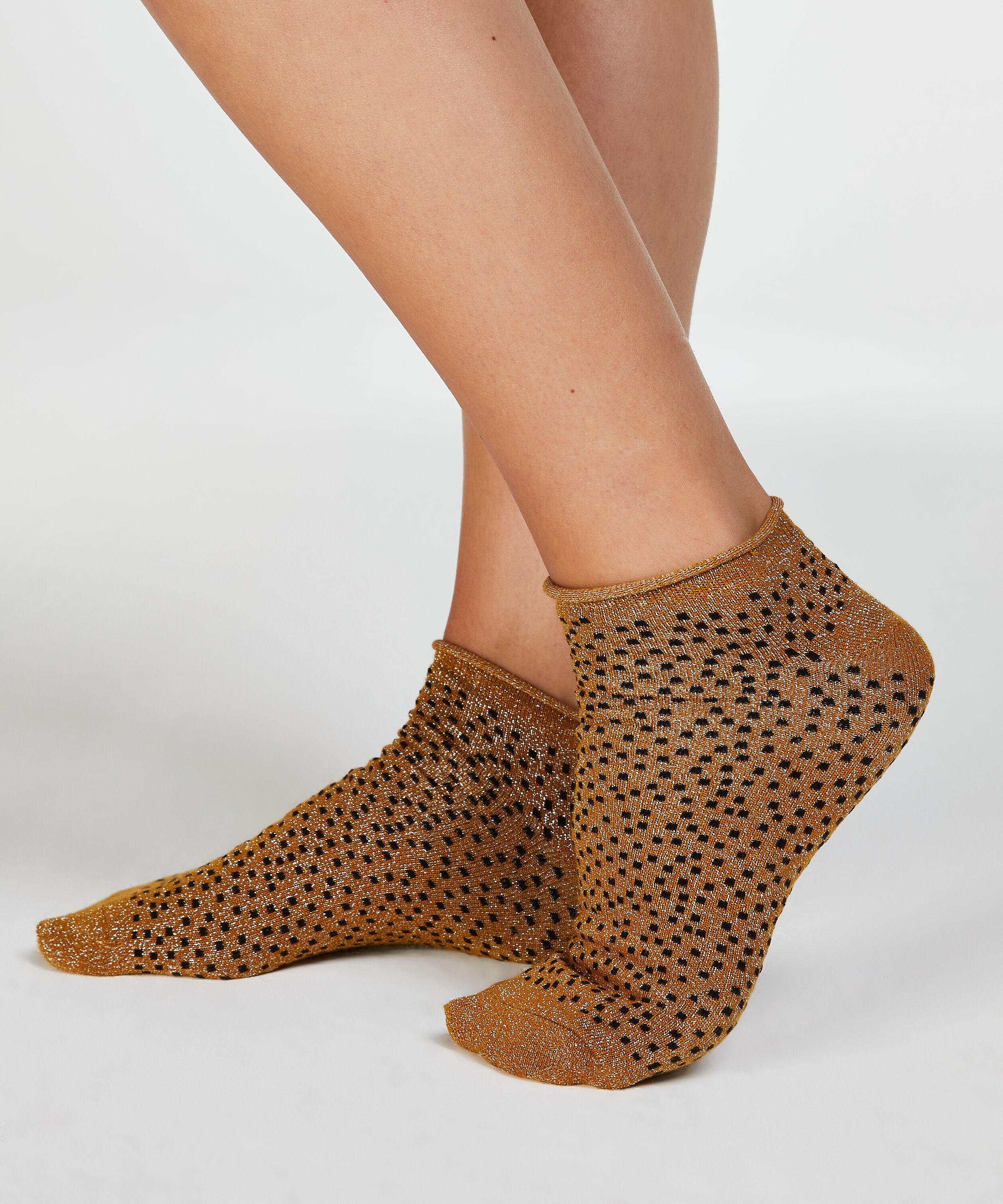 2 paires lurex, Jaune