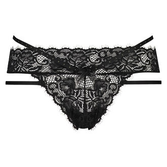 Slip br&eacute;silien Adele, Noir