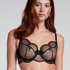 Soutien-gorge &agrave; armatures non-pr&eacute;form&eacute; Ruby, Noir