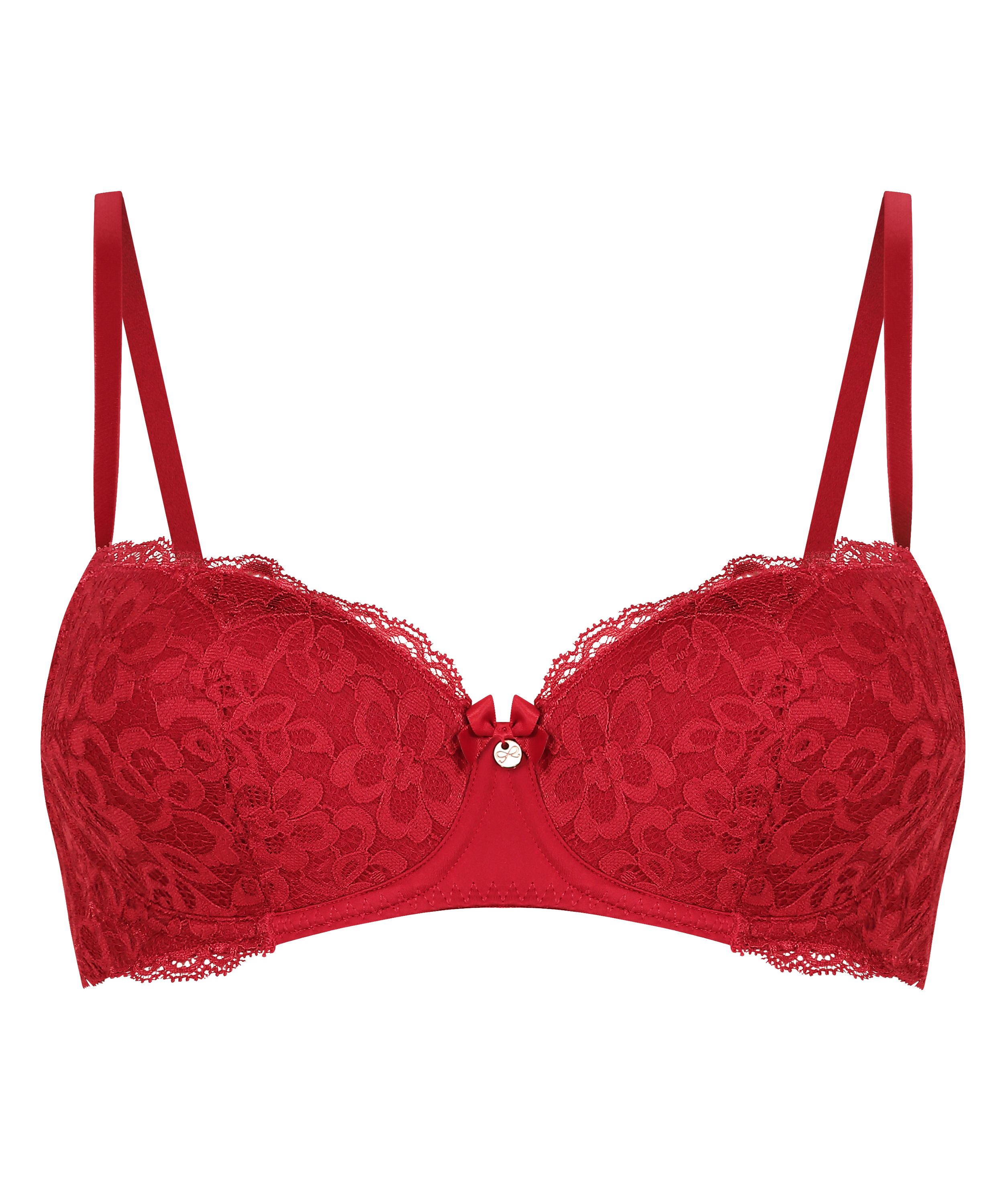 Soutien-gorge à armatures préformé Marine, Rouge, main