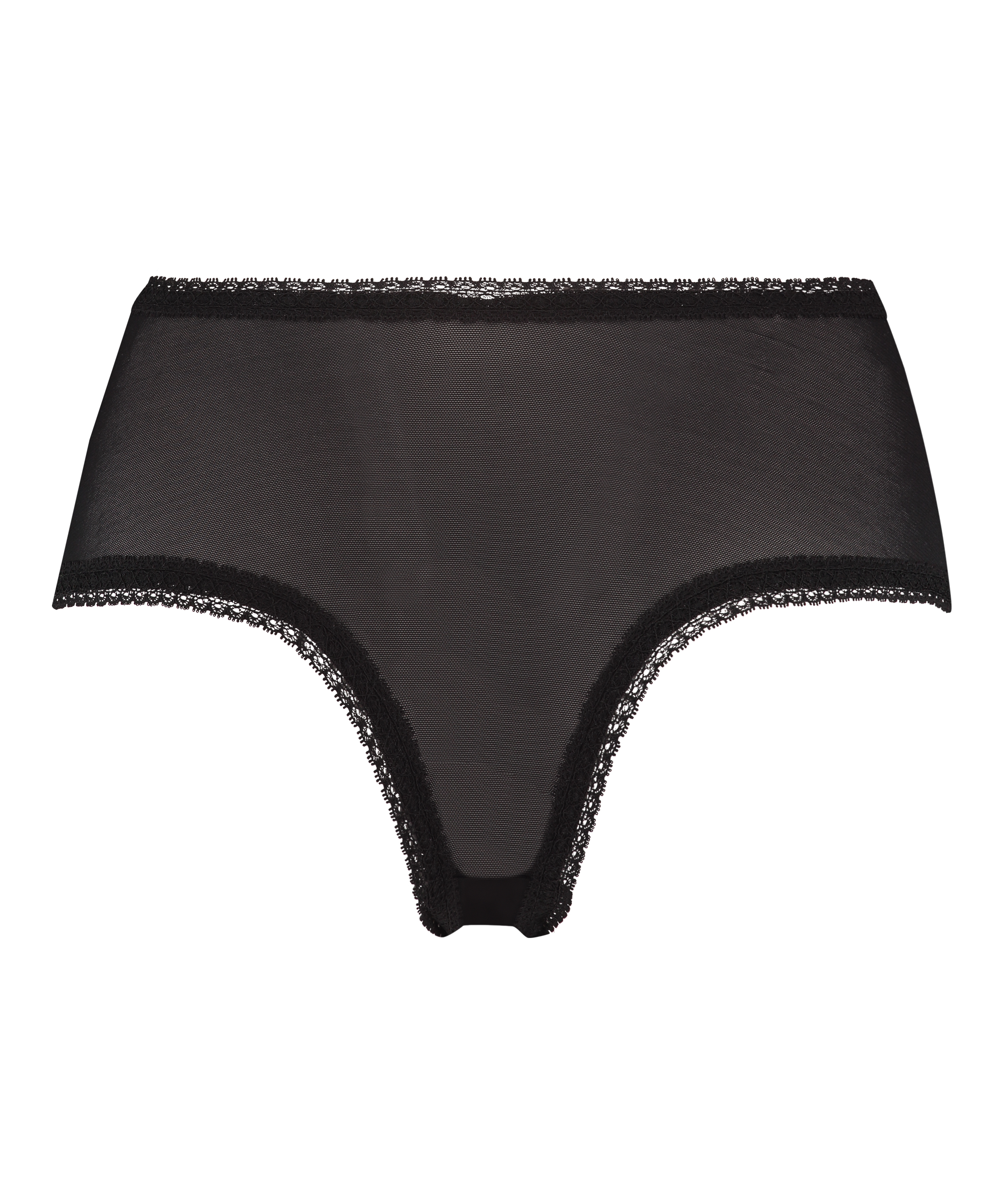 Slip brésilien Cali Curvy, Noir, main