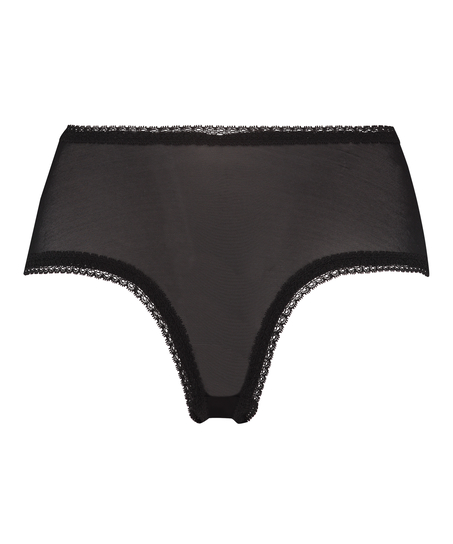 Slip brésilien Cali Curvy, Noir