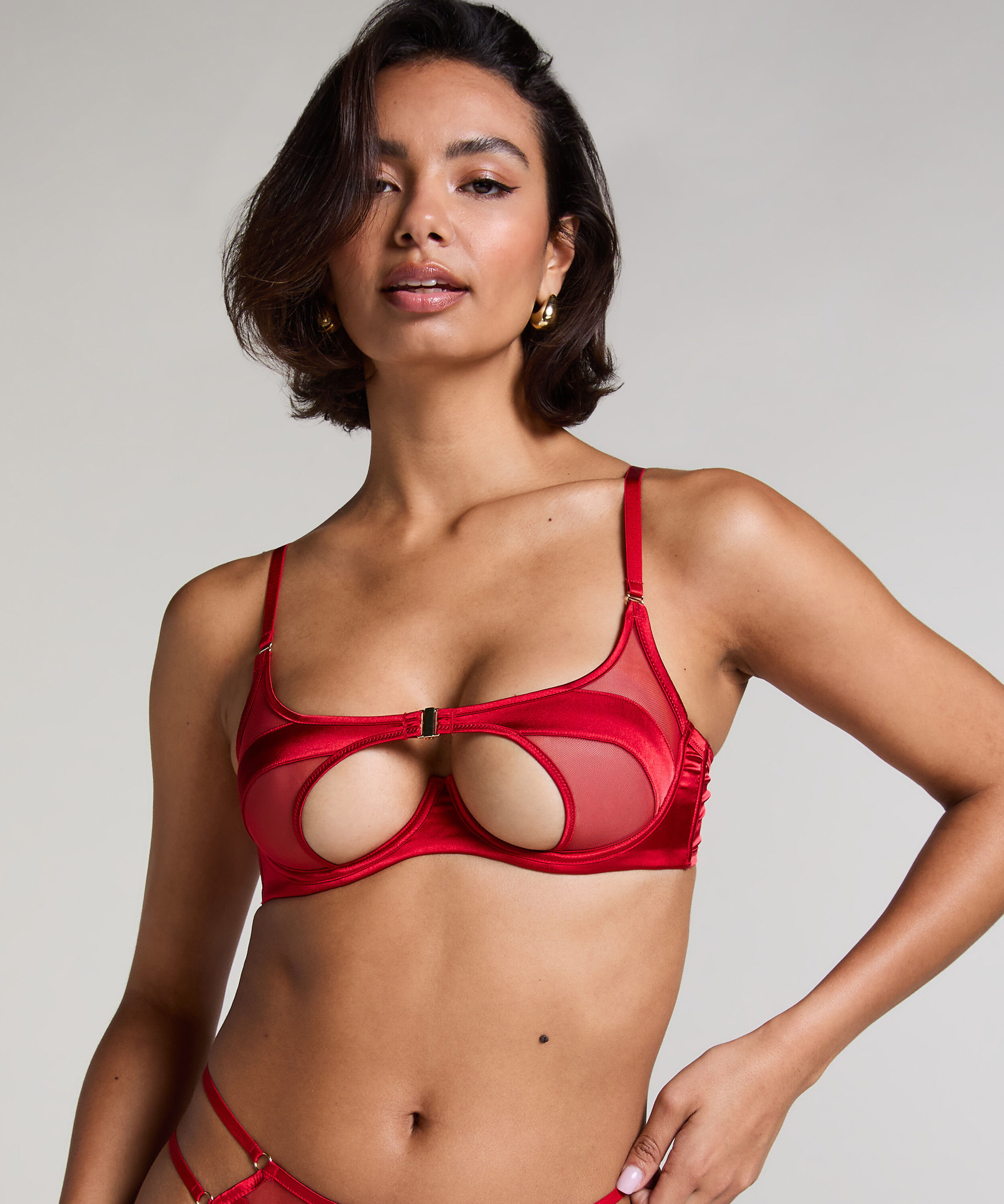 Soutien-gorge à armatures non-préformé Vienna, Rouge
