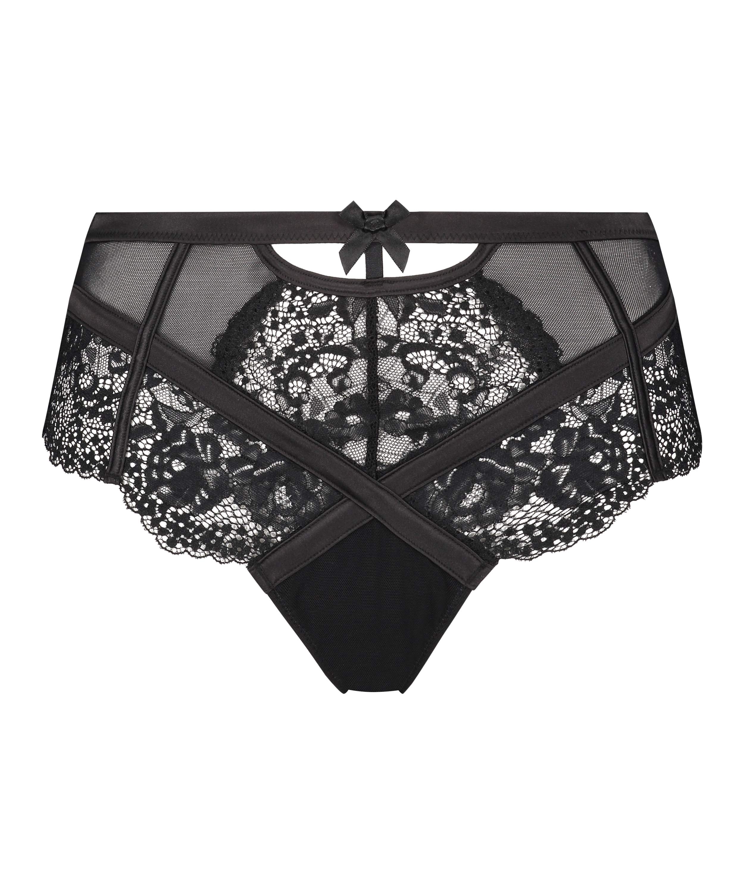 String taille haute Raine, Noir, main