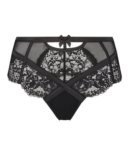 String taille haute Raine, Noir