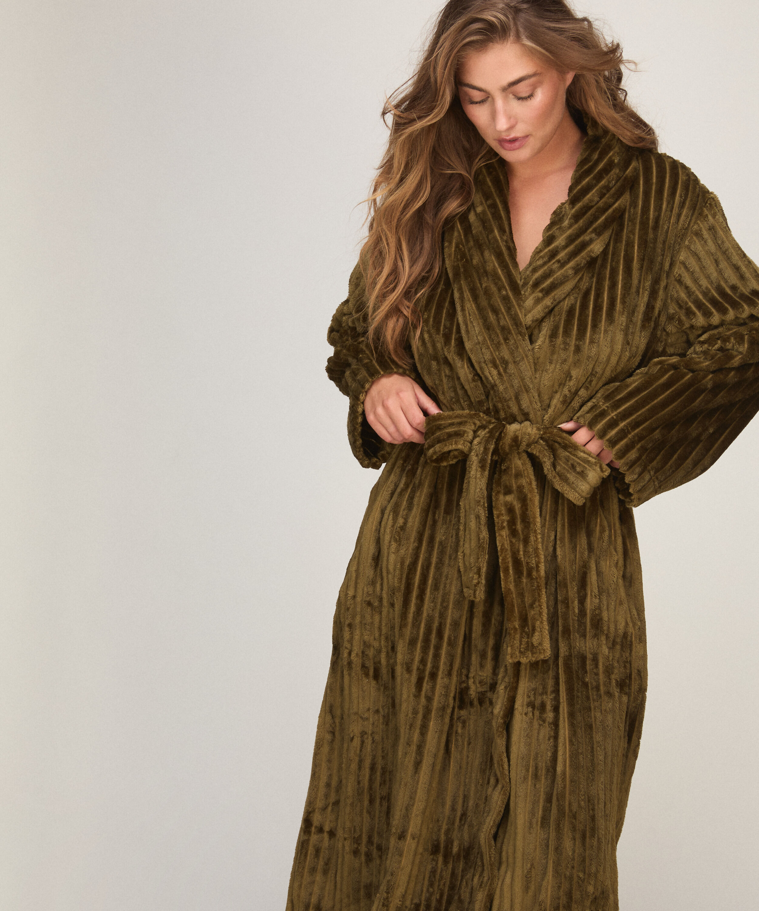 Peignoir Jacqueared Fleece, Vert
