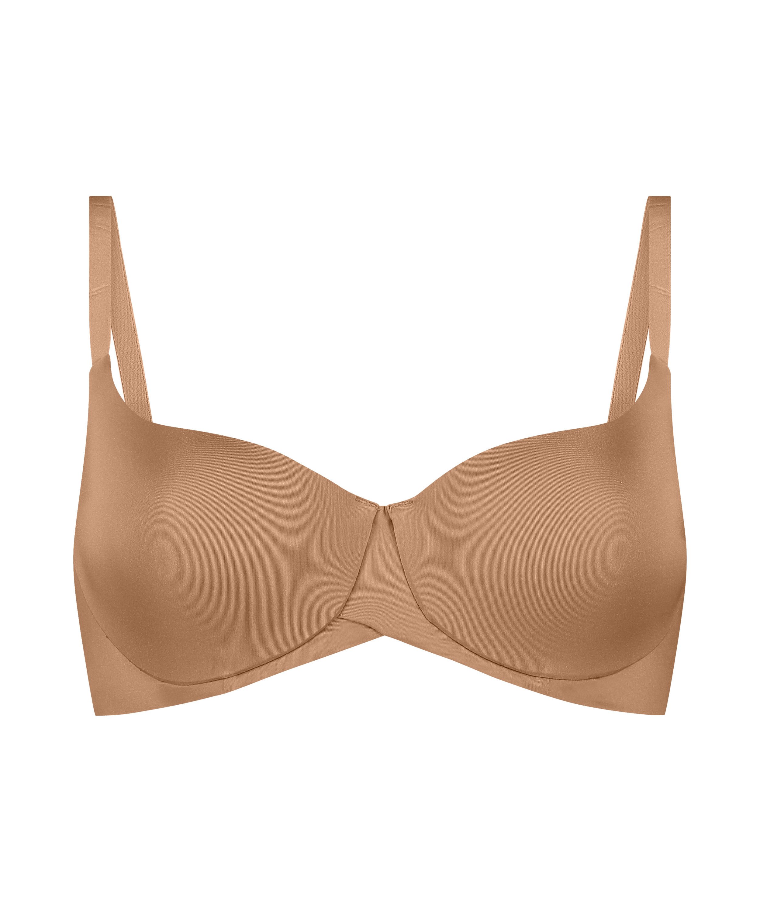 Soutien-gorge &agrave; armatures pr&eacute;form&eacute; Smooth, Marron