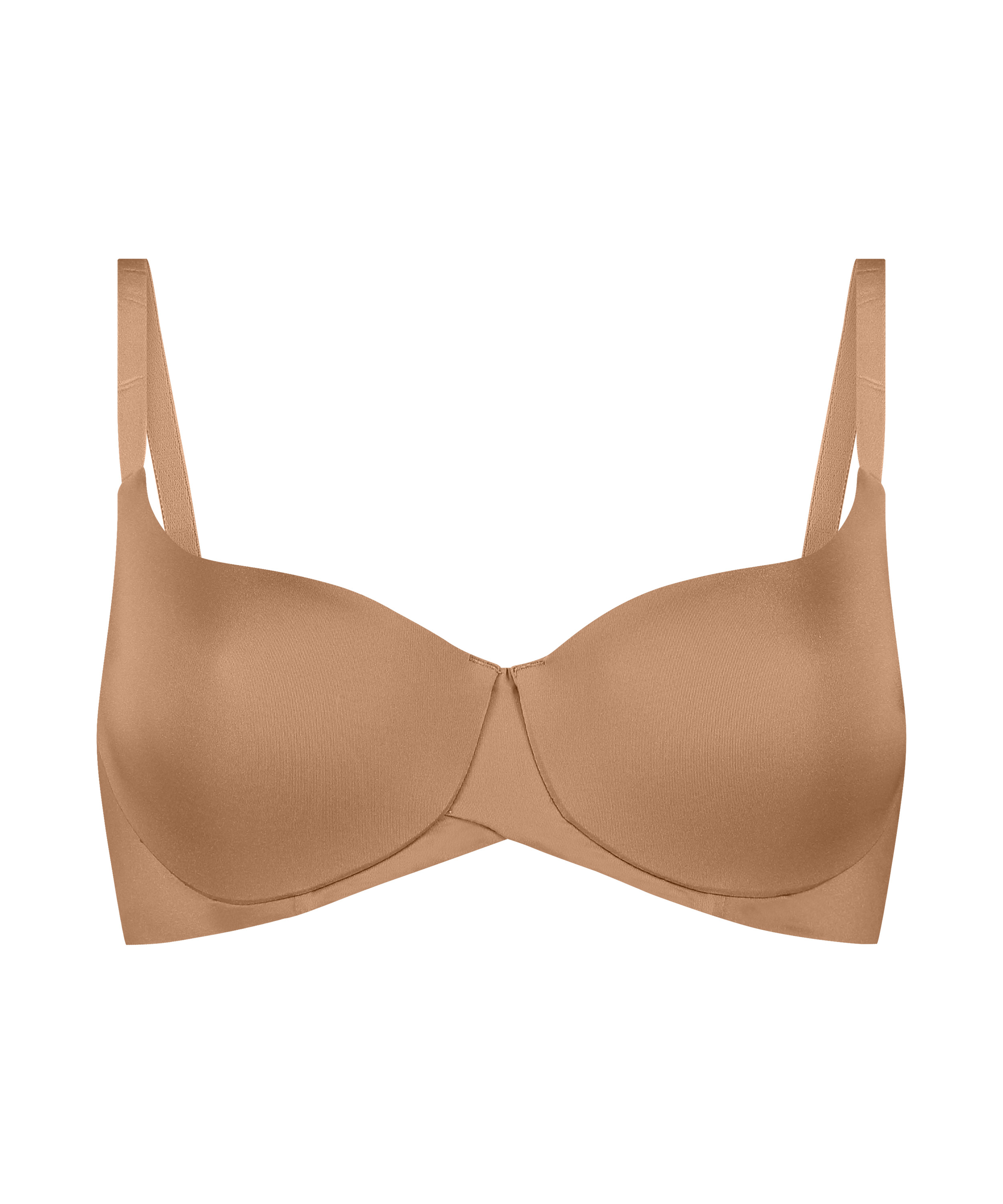 Soutien-gorge à armatures préformé Smooth, Marron, main