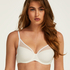 Soutien-gorge &agrave; armatures pr&eacute;form&eacute; en maille, Blanc