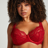 Soutien-gorge à armatures non-préformé Daisy, Rouge
