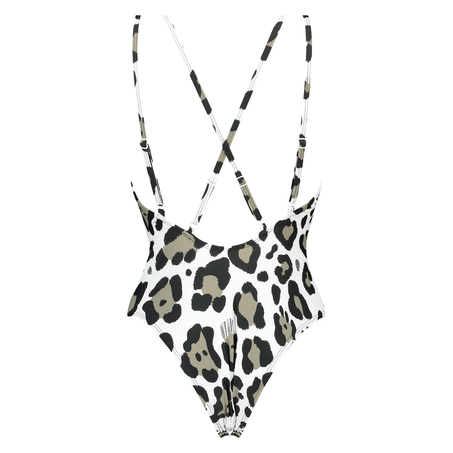 Maillot de bain Animal, Blanc