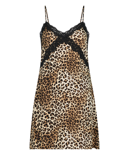 Nuisette satin, Noir