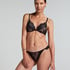 Soutien-gorge push-up rembourré à armatures Malika, Noir