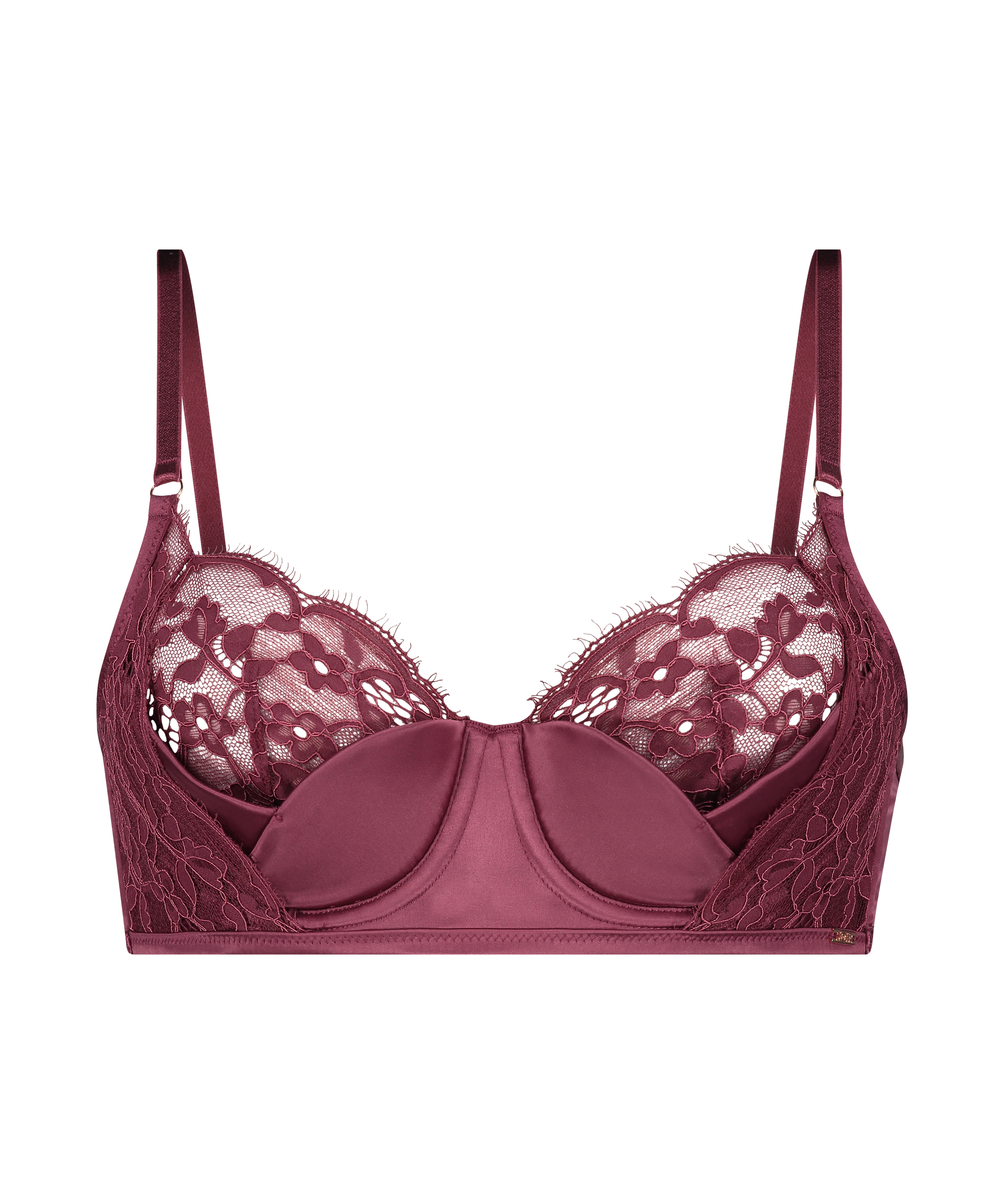 Soutien-gorge bustier préformé Poppy, Rouge, main