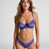 Soutien-gorge non-rembourr&eacute; &agrave; armatures Isabelle, Bleu