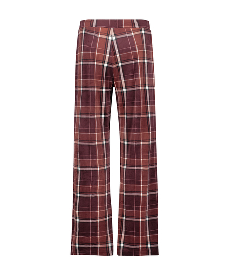 Pantalon de pyjama Velours, Violet